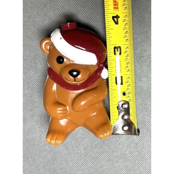 NIP Vintage PRIMAL LITE Xmas Teddy Bear Santa Hat Party Lights-1995 String lighs - Picture 6 of 9